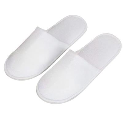 China Fashion Trend Disposable Slippers for Home for Guest, Spa, Hotel, White Slippers for Men and Women for sale