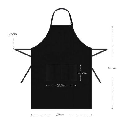 China Mats Adjustable Bib Cooking Chef Apron with 2 Pockets for Cooking Apron Cooking for sale