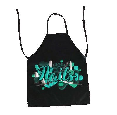 China Black Drink/Food Nail Salon & Tech Apron for sale