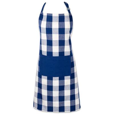 China Casual Cotton Adjustable Cooking Apron With Pocket And Extra Long Ties for sale