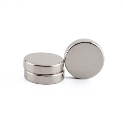 China Industrial Adhesive Large Magnet High Performance Disc N52 Neodymium Customization Thick Magnet D12x10mm for sale