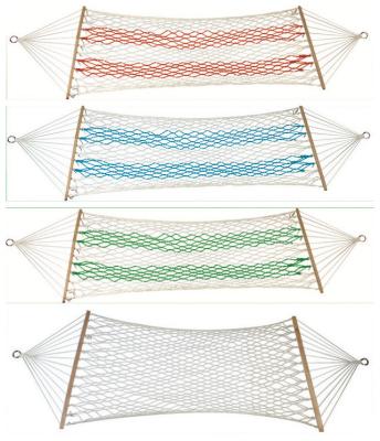 China 2021 Wholesale Adult Outdoor Camping Hanging Folding Antenna Knit Outdoor Garden Multi Person Patio Hammock Hammock Bed for sale