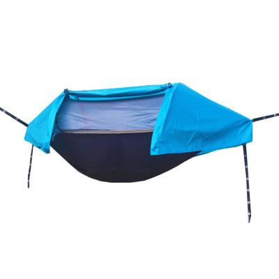 China Adult Custom Portable Outdoor Waterproof Nylon Rattan Hammock Swing Net Double Bug Net Camping Hammock for sale