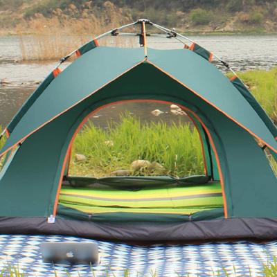 China Camouflage/Field Game New Outdoor Camping Tent 6 People Double Layer Folding Bed Tent Camping Tent for sale