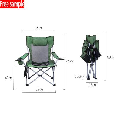 China high quality cheap easy-carry folding fishing folding outdoor camping chair custom fabric wholesale beach light weight material for sale