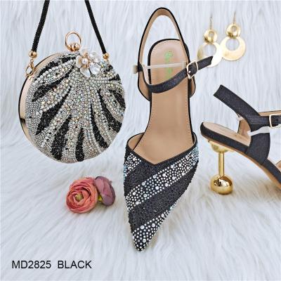 China Anti-Static African Nigeria Matching Shoes And Bag Set For Nigeria Nigeria Bag And Shoes Set Italian Ladies Designs Elegant Party for sale