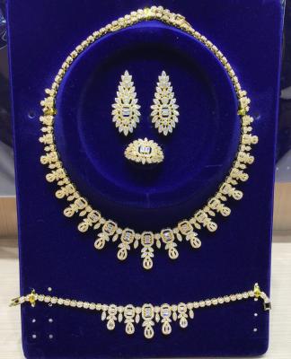 China High quality african ingerian jewelry set high quality african ingerian jewelry set fashion factory fashion jewelry gold brazilian nickel and gold for sale