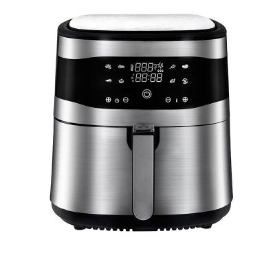 China Manual / Presets Stainless Touch 1800W 8L Programmable Cook 7 Air Steel Housing Fryer For Roasting And Baking With LED Touch Screen 2 Big Buyer for sale