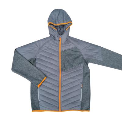 China Warmer Breathable Casual Gray Padding Clothing Men Fashion Winter Jacket Coat for sale