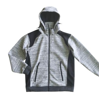 China OEM Breathable Sports Fleece Track Jacket Fitted Knitted Hoodie Mens Wear for sale