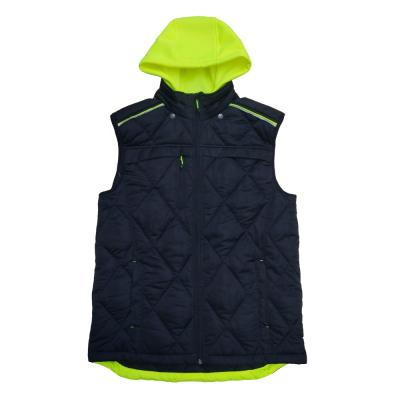 China Men's Breathable Vest For Men's Multipocket With Hood Low Waistcoat Outdoor Bodywarmer for sale