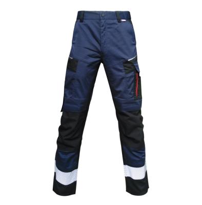 China New Design Breathable Men Work Reflective Pants With Multi Pockets for sale