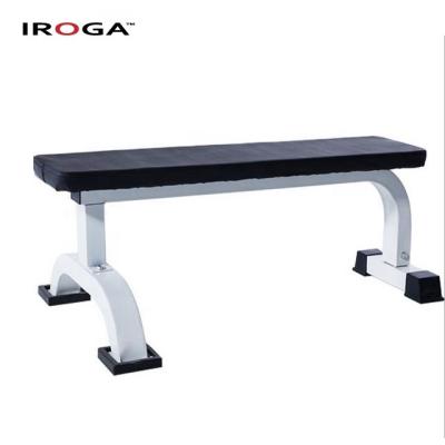 China Cheap Indoor Gym Equipment Fitness Iroga Flat Bench for sale