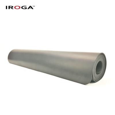 China Custom Fitness Iroga Yoga Rubber Non Slip Yoga Mat With Body Alignment System Line for sale