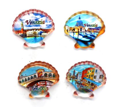 China Shape 3.5 Cm Custom Cheap Glass Venice City Fridge Magnet Souvenirs for sale