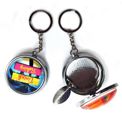 China Eco - Friendly Metal Pocket Portable Key Chain Ashtray for sale