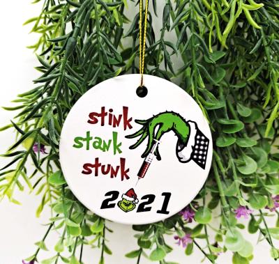 China 2021 Christmas Ornaments Custom Christmas Tree Ornaments Assorted Hanging Christmas Tree Ornaments for sale