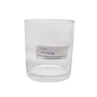 China Heat resistant; Corrosion Resistance Perfume Oil 10oz Clear Candle Glass Jars In Stock for sale