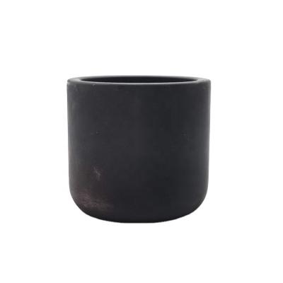 China Water proof; Heat resistant; Black Succulent Corrosion Resistance Small Perfume Oil Antique Concrete Indoor Planter for sale