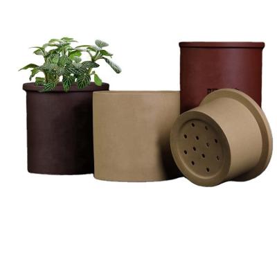 China TERRACOTTA SELF-WATERING CERAMIC GROW HYDROPONIC KIT MODERN TERRACOTTA SELF-WATERING CERAMIC GROW KIT Hydroponic Plant Pot Red Clay Ceramic for sale