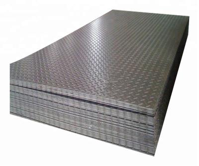 China Stairs Embossed Checkered Stainless Steel 201 304 409 Plate for sale