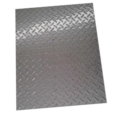 China Metal Construction 201 202 301 316 2B Finish Floor Checkered Steel Sheet Stainless for sale