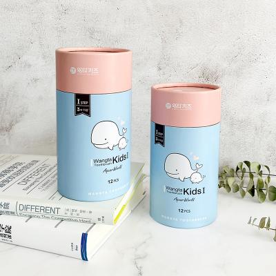 China Eco Friendly Toothbrush Cartoon Logo Biodegradable Printing Kids Paper Tubes Packaging for sale