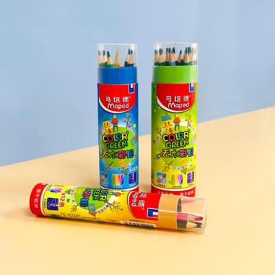 China Customized Eco Friendly Biodegradable Packaging Pattern Pencil Box Paper Round Tube for sale