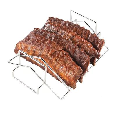 China Food Rib Rack 6-Rib Temperature Probe Rack Dustproof Safe Capacity Built-in 100% Clean Easy Stainless Steel for sale