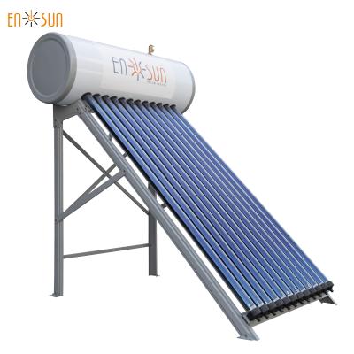 China ensun outdoor room solar shower heater pressurized vacuum tubes compact solar water heater for household for sale