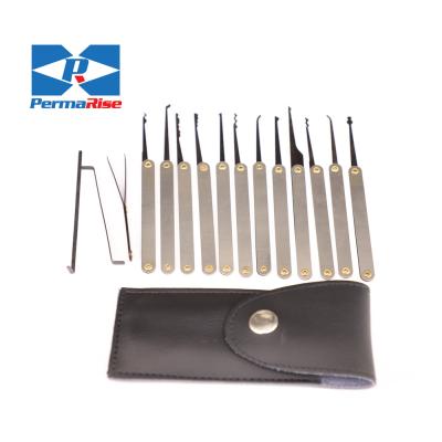 China Locksmith Training Skill Original Factory Wholesale 12Pcs Lock Pick Set Locksmith Tools for sale