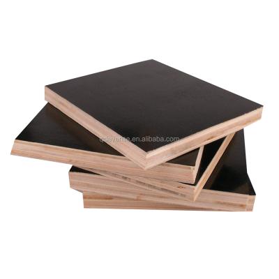 China Contemporary Waterproof Black Film Faced Plywood / Construction Shuttering Plywood 1220 x 2440 x 18 mm for sale