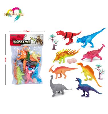 China Environmental Friendly Realistic PVC Plastic Dinosaur Model Toy Sets Animal Figure HY177 for sale