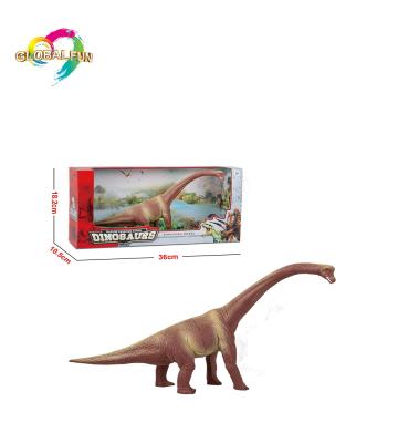 China Plastic Environmental Friendly Brachiosaurus Toy Sets PVC Dinosaur Figure Animal Model HY182 for sale