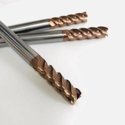 China CNC 70HRC Solid Carbide Long Length Square End Mill Tungsten Milling Cutter Machining Tool 10mm for sale