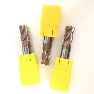 China CNC HNT Hrc 65 Solid Carbide Endmill Cutting Tool Tungsten Cobalt Alloy Milling Cutting Tool 12mm for sale