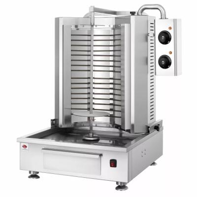 China Large Capacity High Performance Fast Food Vertical Electric Kebab Shawarma Machine Serving Equipment Electric Stainless Steel for sale