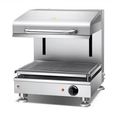 China Table Top Commercial Adjustable Height Easy Operation Stainless Steel Lift Salamander Electric Grill Oven for sale