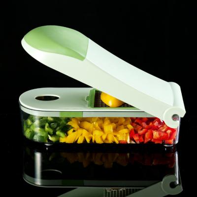 China Viable Multifunctional Manual Mandoline Chopper Cutter Dicer Vegetable Chopper Kitchen Slicer for sale