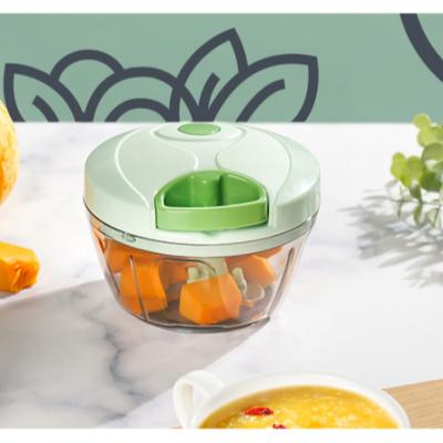 China Hot Selling Multi Function Hand Stirrer Vegetable Onion Cutter Quick Mini Onion Chopper Kitchen Viable for sale