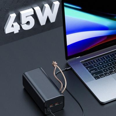 China Quick Charge Support 2022 Oem Short Circuit Protection Power Bank High Capacity Quick Charge Support Computer Power Bank for sale