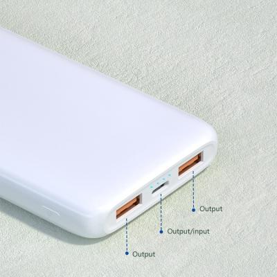 China 10000Mah High Quality Quick Bank Mobile Fast Power Bank Charger Input USB Support Charging Power Bank Slim 10000Mah for sale