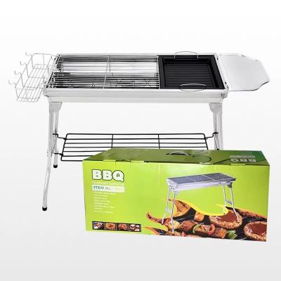 China 2022 New Arrival 100*33.5*70cm High Quality Stainless Steel Luxury Folding Barbecue Professional Outdoor Portable Carbon Grill for sale