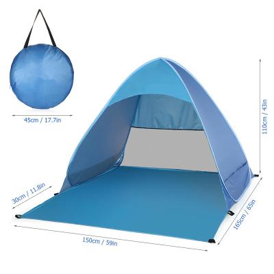 China Wholesale Automatic Pop Up Straight Tying Type Canopy Sun Shelter Game Beach Ultralight Waterproof Camping Tent for sale