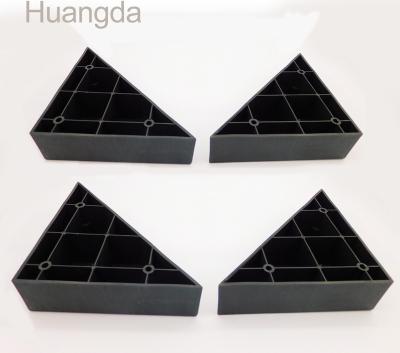 China High Quality Modern Chinese Wholesale Custom Design Furniture Plastic Triangle Sofa Legs Accessory for sale