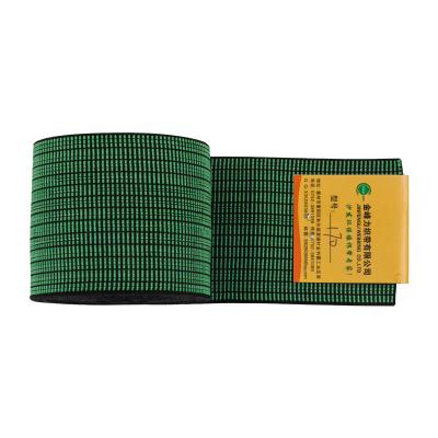 China High Tenacity Customized Elastic Bandage Sofa Elastic Webbing Stretch Latex Belt Green 70mm Heavy Duty Webbing Elastic for sale