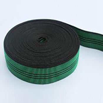 China High quality custom made high quality black sofa green elastic band webbing high tenacity webbing belt factory direct for sale