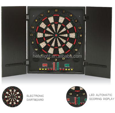 China Professional Indoor Electronic Dart Machine LED Display Target With Cabinet 51.7*6.6*57.5cm for sale