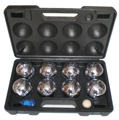 China Customized Eco - Friendly Color Stainless Steel Outdoor Boules Bocce Petanque Set for sale