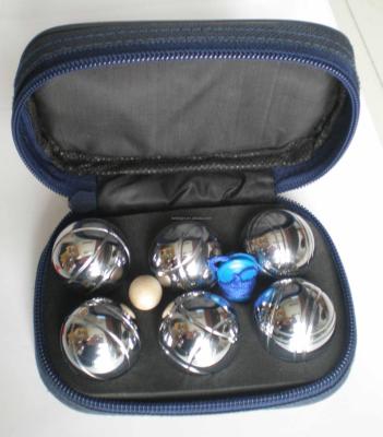 China Eco-Freindly Garden Game Mini Balls 6 Metal Ball Petanque Set For Kids for sale